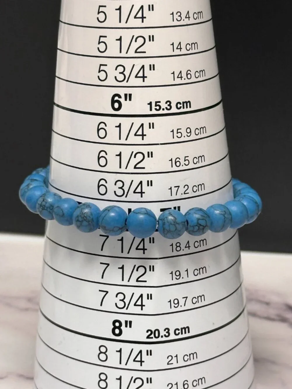 Strada Watch Women Silver Tone Blue Beaded Stretch Bracelet Band New Battery